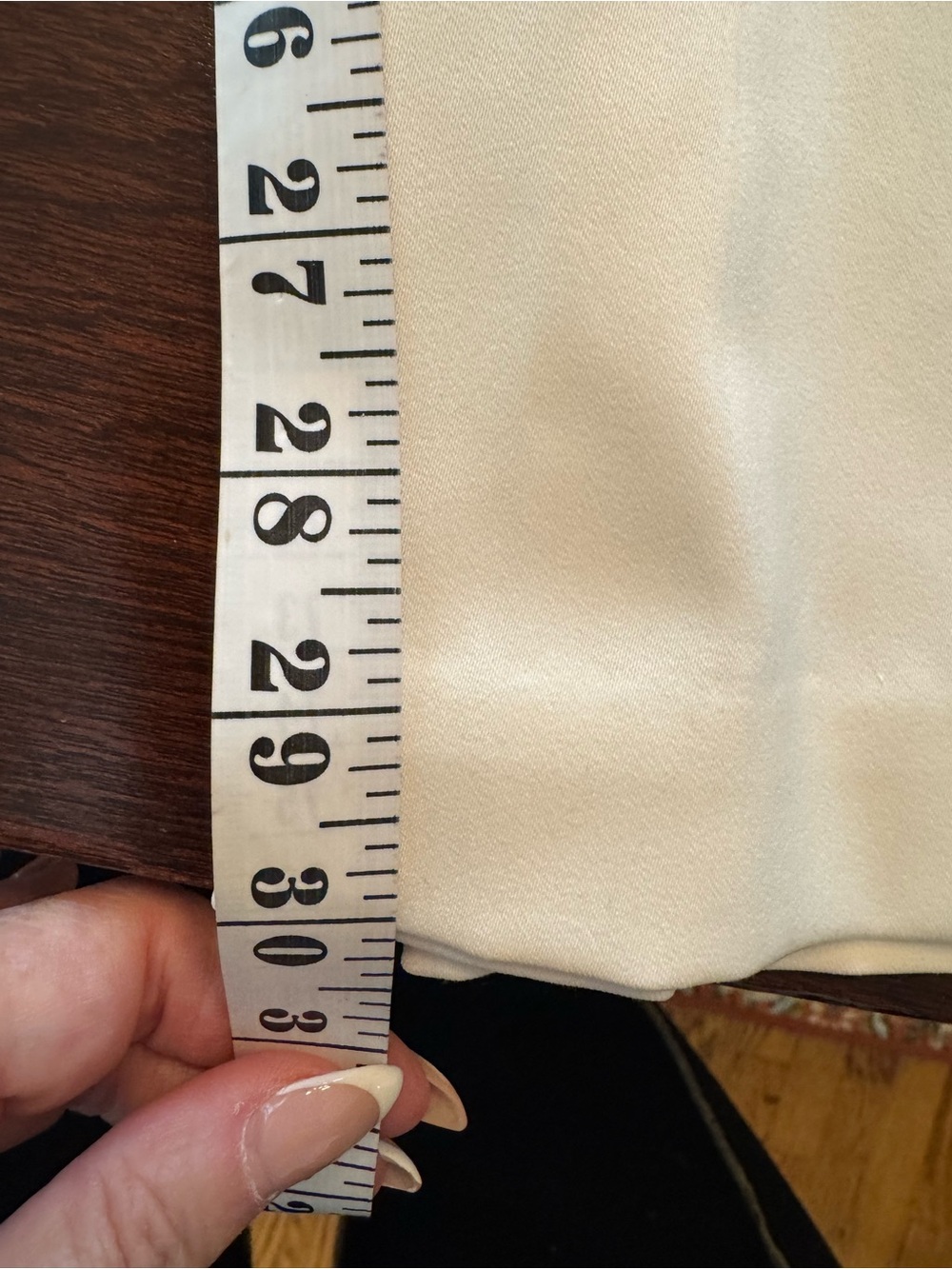 Coldwater Creek Cream Wide-Leg Trousers - Picture 6 of 7
